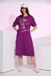 Платье женское 8341 фиолетовый